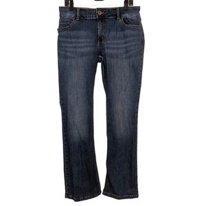 Wrangler Women Boot Cut Mid Rise Denim Jeans Size 11/12 Cotton Stretchy Everyday
